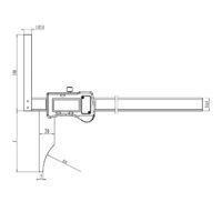 Digital-Messschieber-Fräsereinstellung 150mm