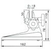 Support pour micromètres jusqu'à 300mm