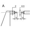 Micromètre avec surfaces de mesure décalées 0-25mm