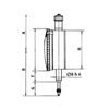 Messuhr mit Abhebevorrichtung, Messbereich 10mm