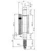 Messuhr wass- und öldicht, Messbereich 3mm