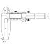 Digital-Werkstatt-Messschieber mit Spitzen Feineinstellung 1500mm