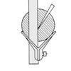 Kombinationswinkel mit Winkelmessgerät Schienenlänge 300mm