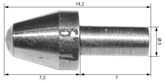 Vickersdiamant 136° Verfahren >=HV0.01