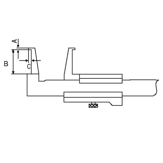 Innen-Nuten-Messschieber 26-200mm