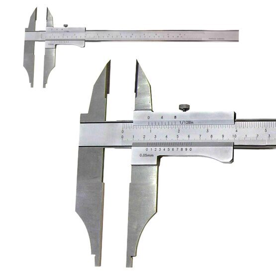 Werkstatt-Messschieber mit Spitzen 200mm