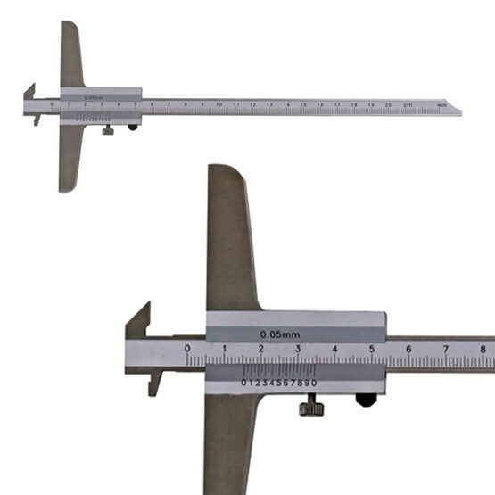 Tiefen-Messschieber mit Doppelhaken 300x100mm