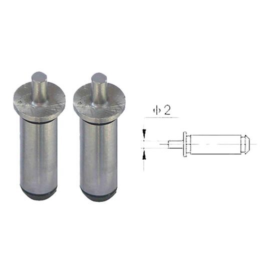 Inserts pour micromètre rond, déportés ø2mm