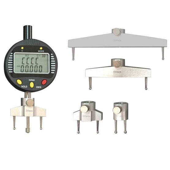 Digital-Meßuhr-Satz für Radius und mm 0,01