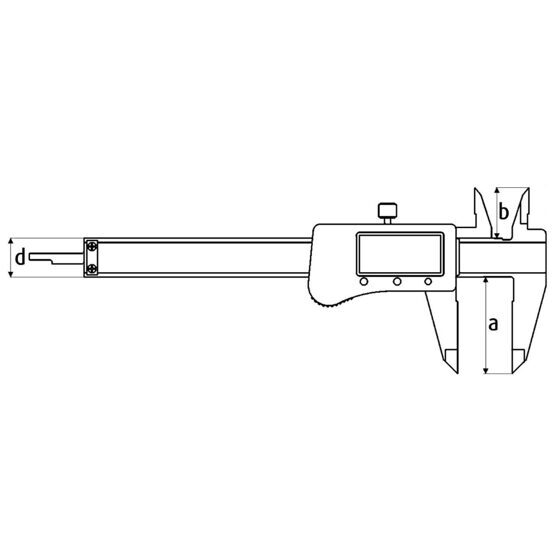 Digital-Messschieber für Linkshänder 150mm