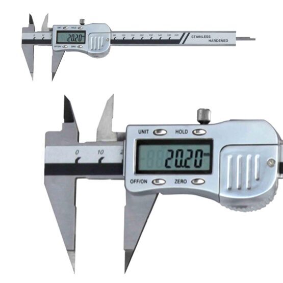 Digital-Messschieber mit spitzem Messschnabel 150mm