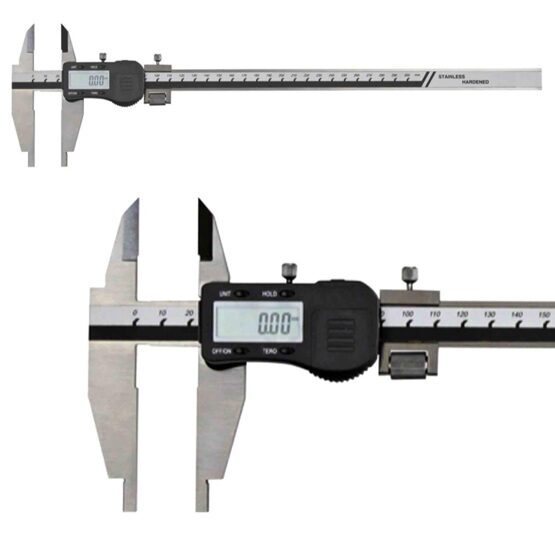 Digital-Werkstatt-Messschieber mit Spitzen Feineinstellung 300mm