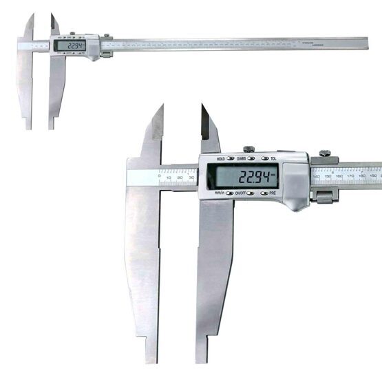 Digital-Werkstatt-Messschieber mit Spitzen Feineinstellung 600mm