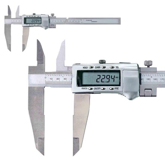 Digital-Werkstatt-Messschieber Kreuzspitzen Feineinstellung 600mm