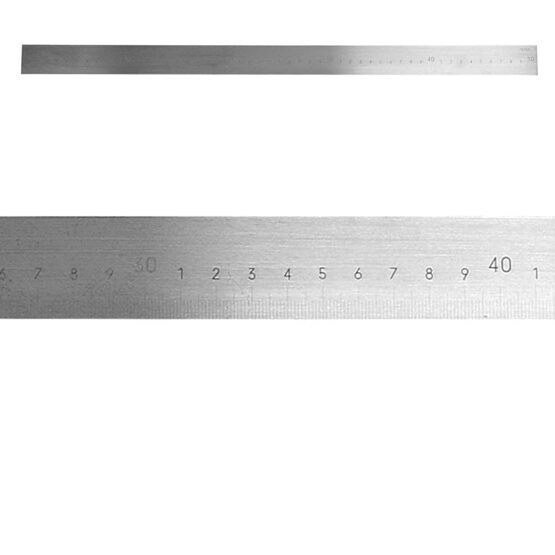 Arbeitsmassstab, Inox, 2000x50x10mm